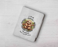 水泥風愛我別走小樹懶iPad筆槽翻蓋式保護套Air 4 5 mini Pro 11