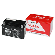 Bình ắc quy 12V Yuasa YTX7A 12V - 7Ah dùng cho Suzuki Amity SYM Attila