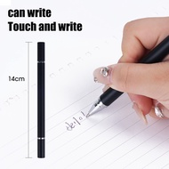 2 In 1 Stylus Double Head Capacitive Pen Comfort Grip High Sensitivity Anti-slip Fits Phones Tablets Monitors Universal Touch Screen Pens Mobiles Writing Accessories