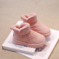 Kids Snow Boots Thickened Fur Kids Warm Boots Waterproof Soft Bottom Winter New Boys and Girls Ankle