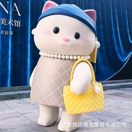 Large Glass Steel Cartoon Sculpture Outdoor Commercial Street Doll Decoration Shopping Mall Characte