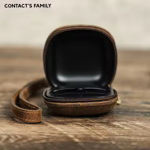 Luxury Earphone Case For Beats Fit Pro Genuine Leather Headphone Cover For Beats Fit Pro Charging Bo