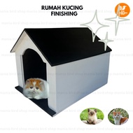 Wooden Cat Dog Rabbit Cage Outdoor Animal House Shiny Paint Finish