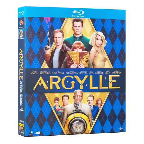 Argylle Blu-ray ultra high definition movie BD disc, characters English Chinese BD