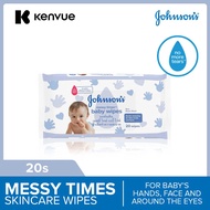 Johnson's Baby Wipes For Baby's Hands, Face & Around The Eyes 20 sheets