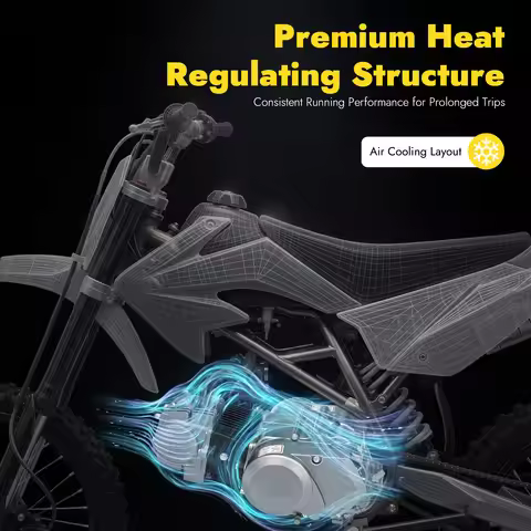 CRF50 125CC 4‑Stroke Single Cylinder Engine 4‑Speed Manual Clutch CDI Ignition Air‑Cooled for CRF50 