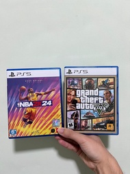 「極新」PS5遊戲片/俠盜獵車手GTA5/NBA 2K24