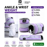 RENFOOAnkle Weights 0.5kg 1kg 1.5kg Adjustable Leg/Wrist Weights for WalkingWorkout Kids & Women