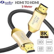 Hdmi Cable Male To Male Hight Speed 8K Ultra HD 3Meter PC Computer TV HDTV Projector