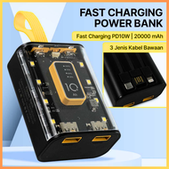 COD KIRIM CEPAT WST Power Bank Fast Charging PD10W 4in1 20000mAh / Powerbank robot 20000 mah kecil a