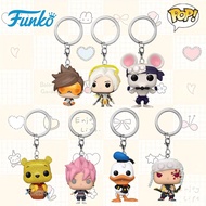 Funko POP Disney Dragon Ball Demon Slayer Donald Duck Overwatch Loket Beg Rantai Kunci [Penghantaran