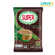 SUPER COFFEE ซุปเปอร์กาแฟ กาแฟปรุงสำเร็จ 3อิน1 คอฟฟี่ริช 17 กรัม (แพ็ค 50 ซอง)