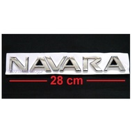 LOGO 1 Piece NISSAN FRONTIER NAVARA D21 D22 D40 1989-2017 Sticker 28 Cm Rear Letters