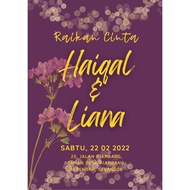 Video Kad Kahwin Digital: DESIGN 3-E-Kad Video Undangan Perkahwinan/ Pertunangan / Akikah - E-Card W