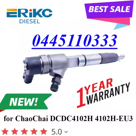 0445110333 New Fuel Injector 0445 110 333 Common Rail Injection 0445110372 for ChaoChai DFL DCDC4102