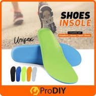 PRODIY Insole Shoes Sport Shoes Insole Shoe Sole Pad Sport Insole Shoe Insole Lapik Kasut Dalam Alas