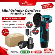 Fligman Angle Gerinda Mini Cordless Baterai 12V Mesin Gerinda Tangan Mini Penggiling Sudut Electric