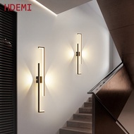 LED Wall Lamp Length 100cm 80cm 60cm Gold Back Staircase Light Living Room TV Background Wall Decoration Lamp