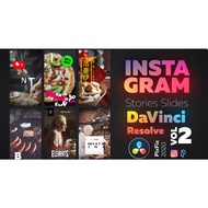 [ DaVinci ] Instagram Stories Slide Vol 1 / Vol 2 DaVinci Resolve