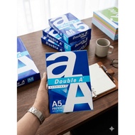 Double A printing paper - A5 paper (=1/2 A4 paper) - 500 genuine sheets.