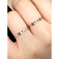 Russia 585 Ladies Purple Gold Ring Plated 14k Rose Gold All-Match Shiny Ring Russia/cnhcg3.16