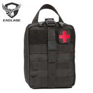 Eaglade Tactical Medical Pouch Bag In Black