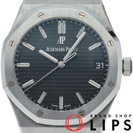 愛彼皇家橡樹腕錶 41毫米 皇家橡樹 15500ST.OO.1220ST.03 附錶盒、保固卡、不鏽鋼錶殼、男士腕錶、黑色、拋光、成色極佳 [二手]