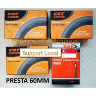 CST 60mm Valve FV Inner Tube Presta for 16 20 22 inch Etrto Size 349 406 451 Folding Mini Velo Bicyc