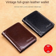 [ready stock] dompet lelaki Men Wallet for man beg duit lelaki Coin Purse Card Holder Small Mini Chain PORTFOLIO Portomonee Male Walet Pocket