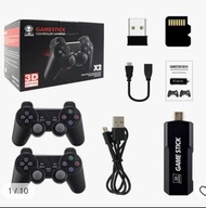 Ampown GD10 4K Game Stick 3D *128G* Video Game Console Wireless Gamepad HD 60fps 40000 Games Emuelec