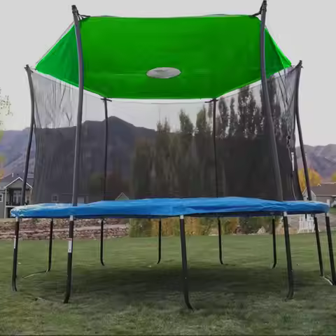 6/8/10/12/14/16ft Trampoline Cover Sun-Protection Trampolines Canopy Trampolines Sunshade Accessorie