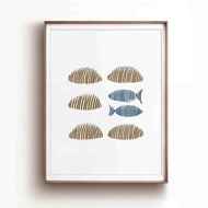 Modern Jesus print 5 Loaves of Bread and 2 Fish  Bible Sketches Art, Jesus Feeds 5000 God provides W