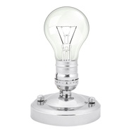 E26/E27 Ceiling Light Base Holder Vintage Industrial Ceiling/Wall Light Base Holder Pendant Bulb Lam