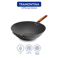 Tramontina 36cm Carbon Steel Wok