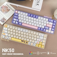 คีย์บอร์ด Nubwo Mechanical 65% รุ่น NK50 สีสดใสน่ารัก (Blue/Red Switch) รับประกัน 1 ปี
