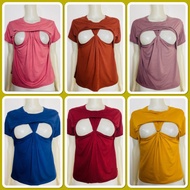 LizzieFresh - Maternity Taytay Supplier Breastfeeding T shirt Tops Nursing Blouse Nursing Top Nursin