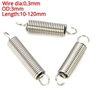 Wire Dia 0.3mm Open Tension Spring S Hook Pullback Extension Furniture Home improvement Door 304 Stainless Steel Coil Springs