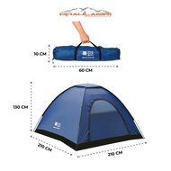 TENDA Dhaulagiri Single Dome 4 Tent 4-person Capacity Tent/