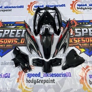 HITAM Full set cover for old Honda Vario kzr 125 black plus stickers