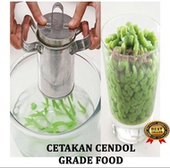 Cendol Mold Stainless Steel Push 9x10cm