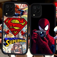 Black Casing for Samsung A04 A05 A06 A07 J7 J2 Prime F04 A22 A12 A04E M04 Pro 5G H64 Spider-Man