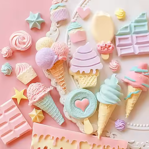 VERIDIAN Baking Silicone Mold Macaron Ice Cream Chocolate Fondant Molds Dry Pace Cake Decorating Too