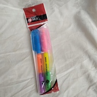 Pop Bazic Brick Highlighter Pen 3 Colors