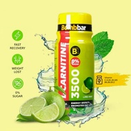 HALAL Bombbar L-Carnitine 3500, Fat Loss, 0% Sugar, 50ml X 6-12 Shots, Vitamin B, Pineapple, Lime-Mi
