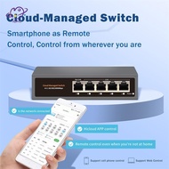 {maysuper} Hi-S21-5G Cloud Managed Ethernet Switch,WEB/APP Cloud Managed Gigabit Ethernet Network Sw