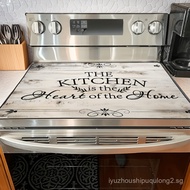 1 Piece, 2D Flat Wood-Look Stove Top Cover, Size 28.35x20.47 Inches/72x52 cm. Please note that due t