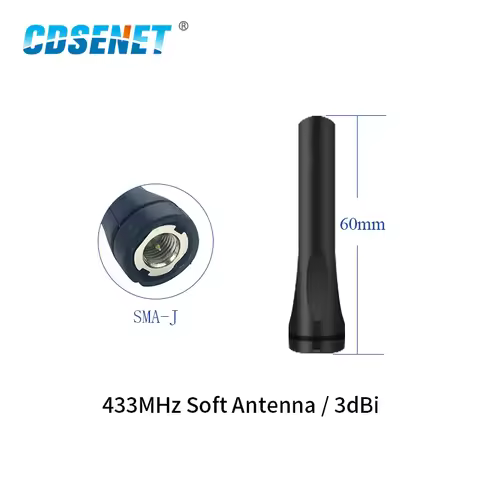 2pcs 433MHz Wifi Antenna 3.0dBi High Gain Omnidirectional SMA-J TX433-JZR-6 Aerial Antena
