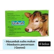 Dokoh Herbal Appetite Enhancer Cattle Goat Sheep 4 Bolus Eka Farma