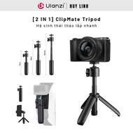 Ulanzi MT88 bộ ClipMate Tripod kèm giá đỡ balo thiết kế 2 IN 1 tiện lợi chính hãng