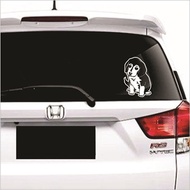 CUTE BEAGLE DOG CUTTING STICKER CUTE DOG CAR WINDOW STICKER COOL TOP CAR STICKER